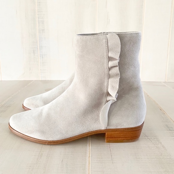 joie laleh ruffle ankle boot